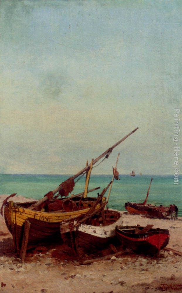Theodor Alexander Weber Canvas Paintings